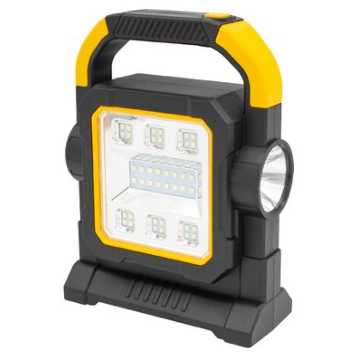 caselka® HelloCloud Şarjlı Solar LED Çalışma Işığı | USB Çıkışlı Taşınabilir Projektör Lamba