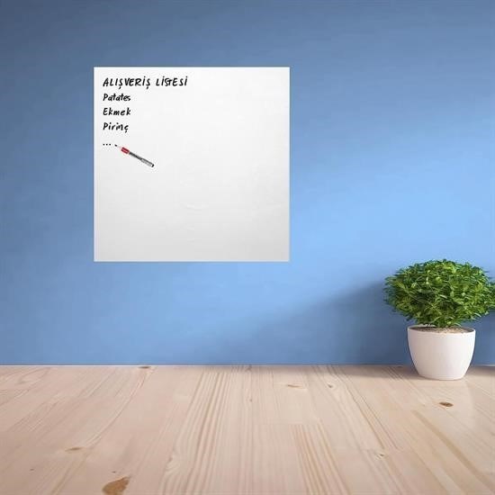 Ürün Gezgini® Ders Çalışma Yazı Tahtası Manyetik Mıknatıslı Duvar Stickerı