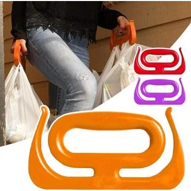 Ürün Gezgini® Ergonomik Poşet Taşıma Aparatı – Ağır Yük Taşıyıcı Tutacak, Elden Kesme Yapmayan Kolay Taşıma Kancası, Market ve Alışveriş Çantası Taşıy