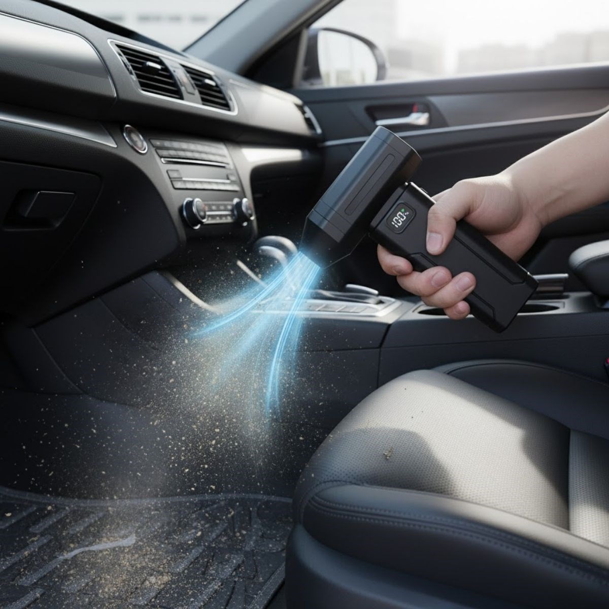 Ürün Gezgini® USB Şarjlı Güçlü Hava Üflemeli Toz Temizleyici Araç İçi, Klavye, PC ve Elektronik Cihaz Temizlik Cihazı X8 Jetfan