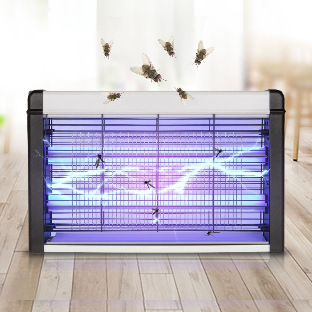 caselka® 6W Taşınabilir ve Asılabilir Elektrikli Led Sivrisinek Yok Edici Hem Gece Lambası Hem Haşere Engelleyici Makine