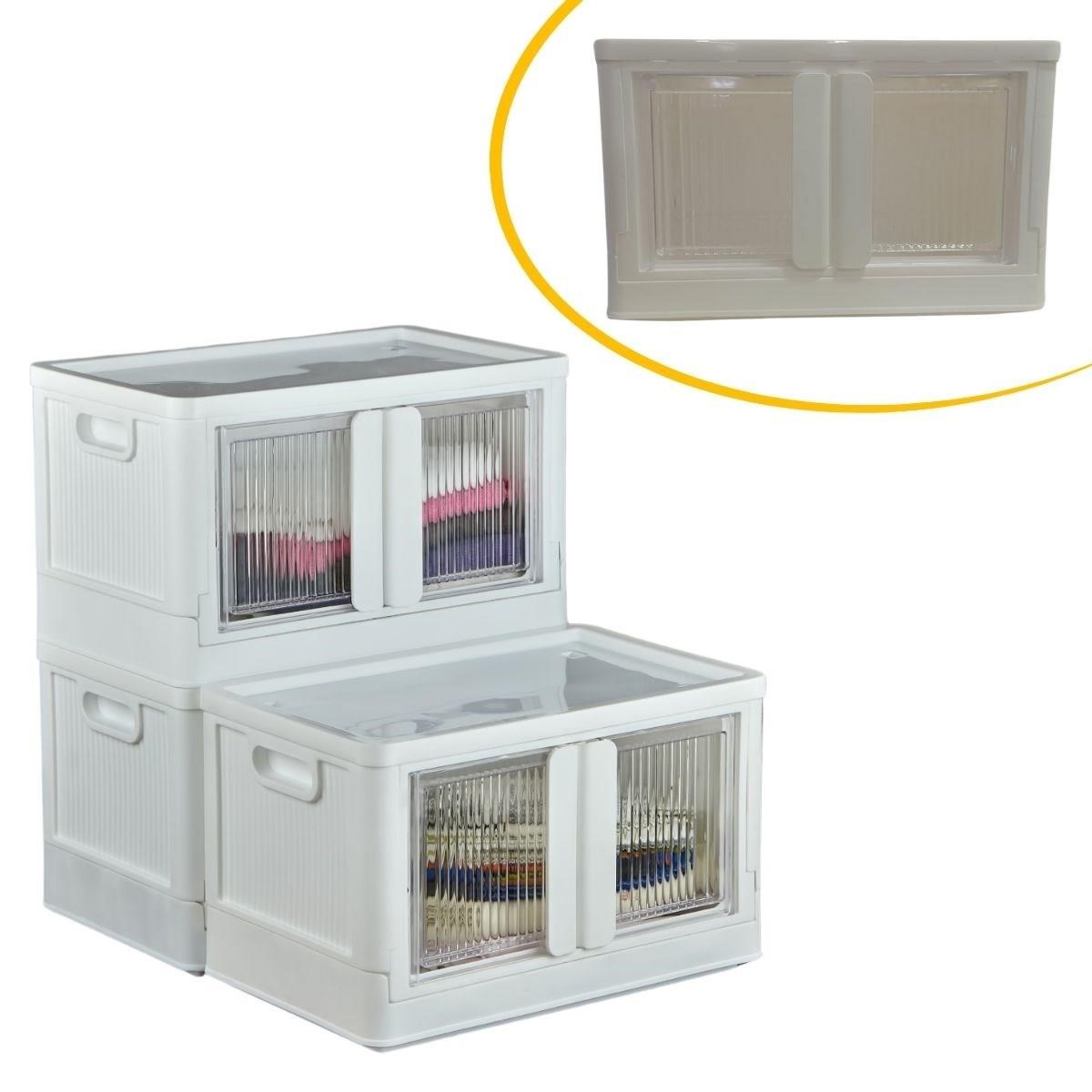 caselka® Tek Katlı (1 Ünite) Üst Üste Eklenebilir Demonte Mutfak ve Banyo Düzenleyici Raf-Beyaz