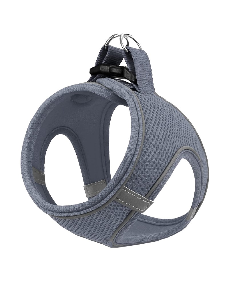 Mita Air Mesh Kedi Köpek Göğüs Tasması Çift Reflektörlü, Terletmeyen Tasma