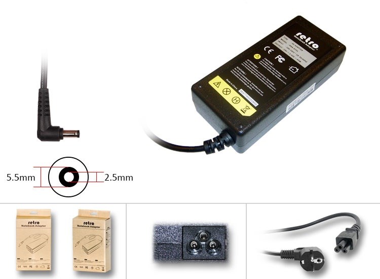 RETRO Delta-Liteon 19V 3.42A 65W Notebook Adaptör RPA-AC281 (RNA-DT01) — Start Teknoloji Ve Danışmanlık San. Tic. Ltd. Şti.