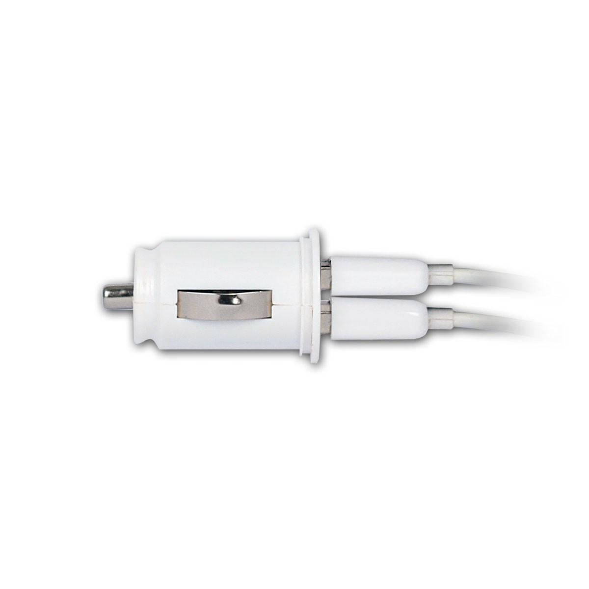 RETRO 5V 2.1A iPad, Tablet, Telefon USB Araç Şarj Adaptörü - Beyaz - Çift USB — Start Teknoloji Ve Danışmanlık San. Tic. Ltd. Şti.