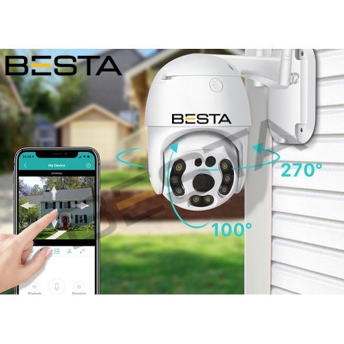 2 MP DIŞ MEKAN WİRELESS KABLOSUZ PTZ GÜVENLİK KAMERASI KD-1701