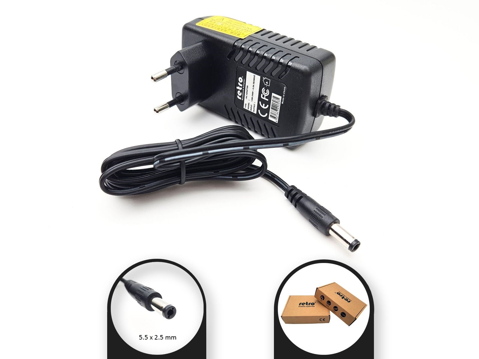 RETRO 5V 5A 25W Ac Adaptör RPA-AC033 — Start Teknoloji Ve Danışmanlık San. Tic. Ltd. Şti.