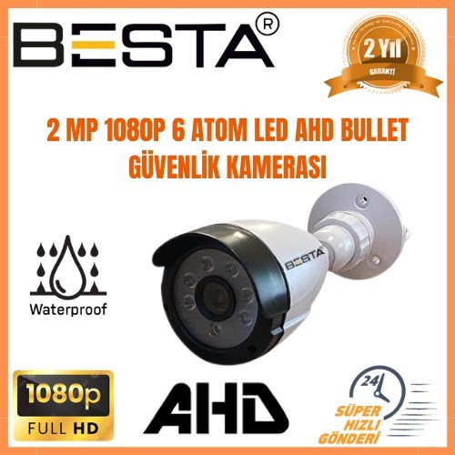 2 MP 1080P 4 Kameralı Ahd Güvenlik Seti
