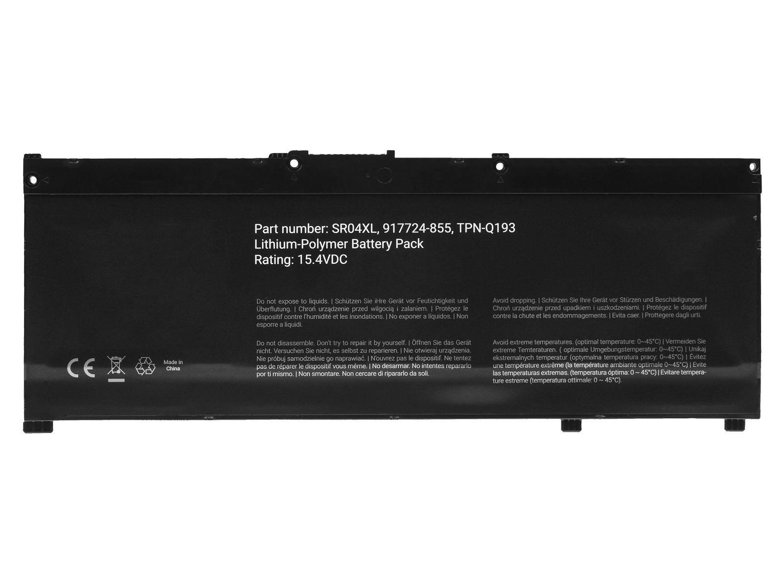 RETRO Hp Pavilion 15-cb, 15-cb000, 15-cx, 15-cx0000, SR03XL, SR04XL Notebook Bataryası — Start Teknoloji Ve Danışmanlık San. Tic. Ltd. Şti.