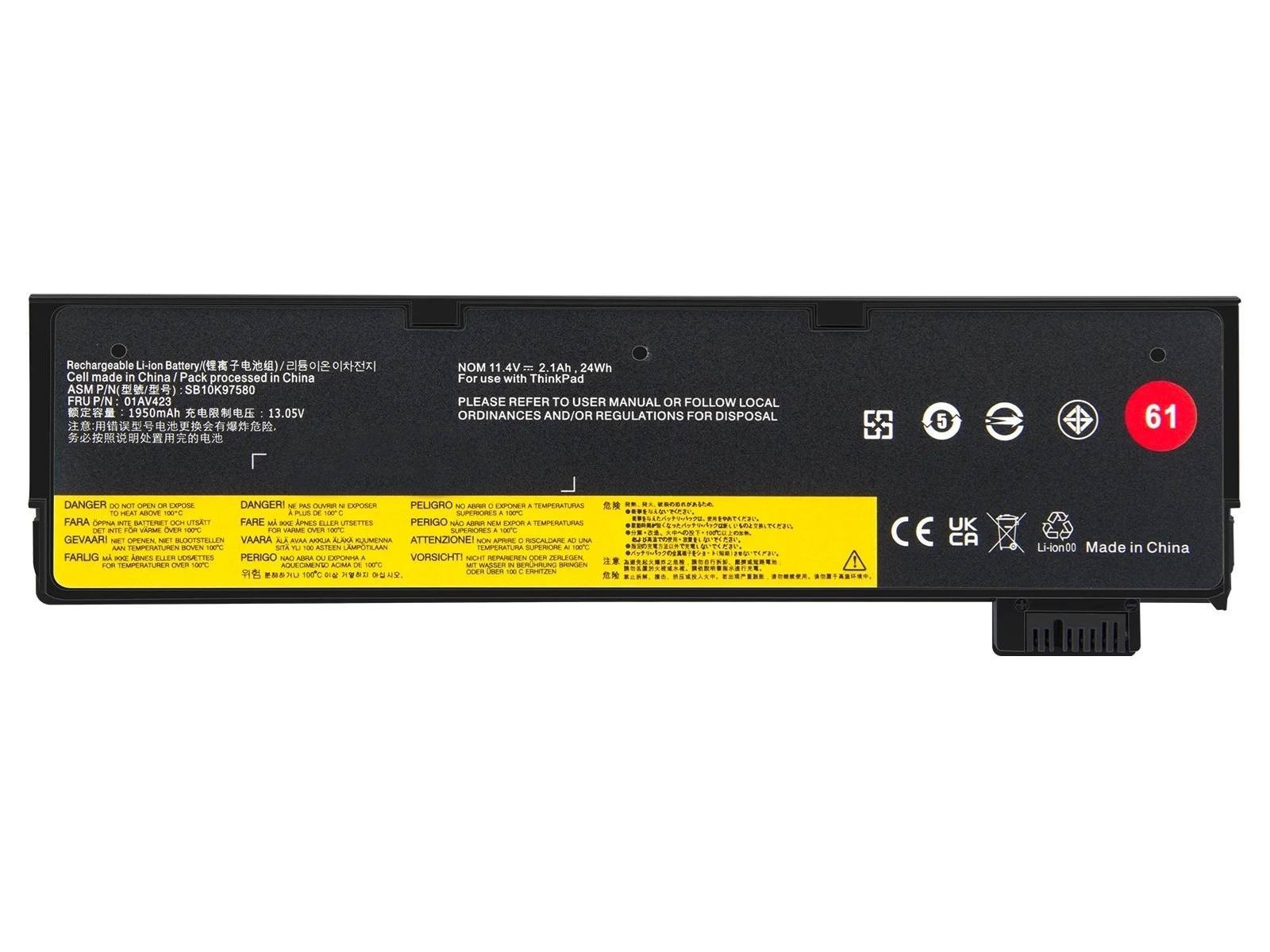 RETRO Lenovo ThinkPad T470, T570 Dış Notebook Bataryası - 3 Cell — Start Teknoloji Ve Danışmanlık San. Tic. Ltd. Şti.