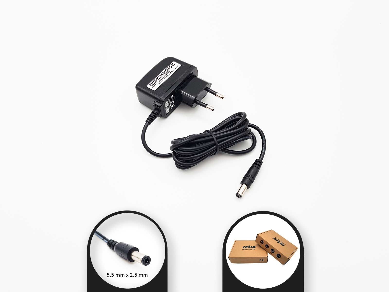 RETRO 6V 600mA 3.6W Ac Adaptör RPA-AC081 — Start Teknoloji Ve Danışmanlık San. Tic. Ltd. Şti.