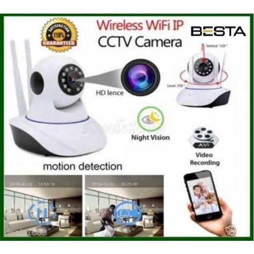 1080P 2MP 360 derece Full HD Kablosuz IP Gece Görüşlü WİFİ Güvenlik Kamerası 32 GB SD Kart Dahil