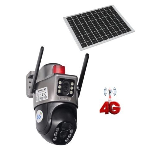 3+3 MP SİM KARTLI SOLAR KABLOSUZ GÜVENLİK KAMERASI BS-2084