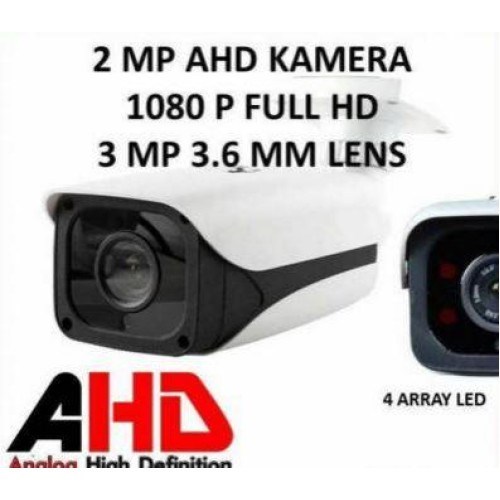 2 MP 1080P Dış Mekan AHD Full HD Gece Görüşlü Güvenlik Kamerası