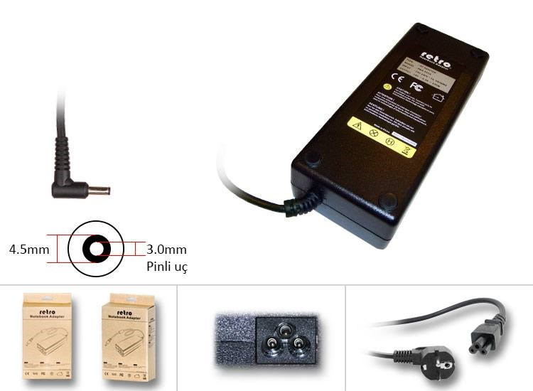 RETRO Dell 130W Pinli Uç 4.5mm Notebook Adaptör RNA-DL09 — Start Teknoloji Ve Danışmanlık San. Tic. Ltd. Şti.