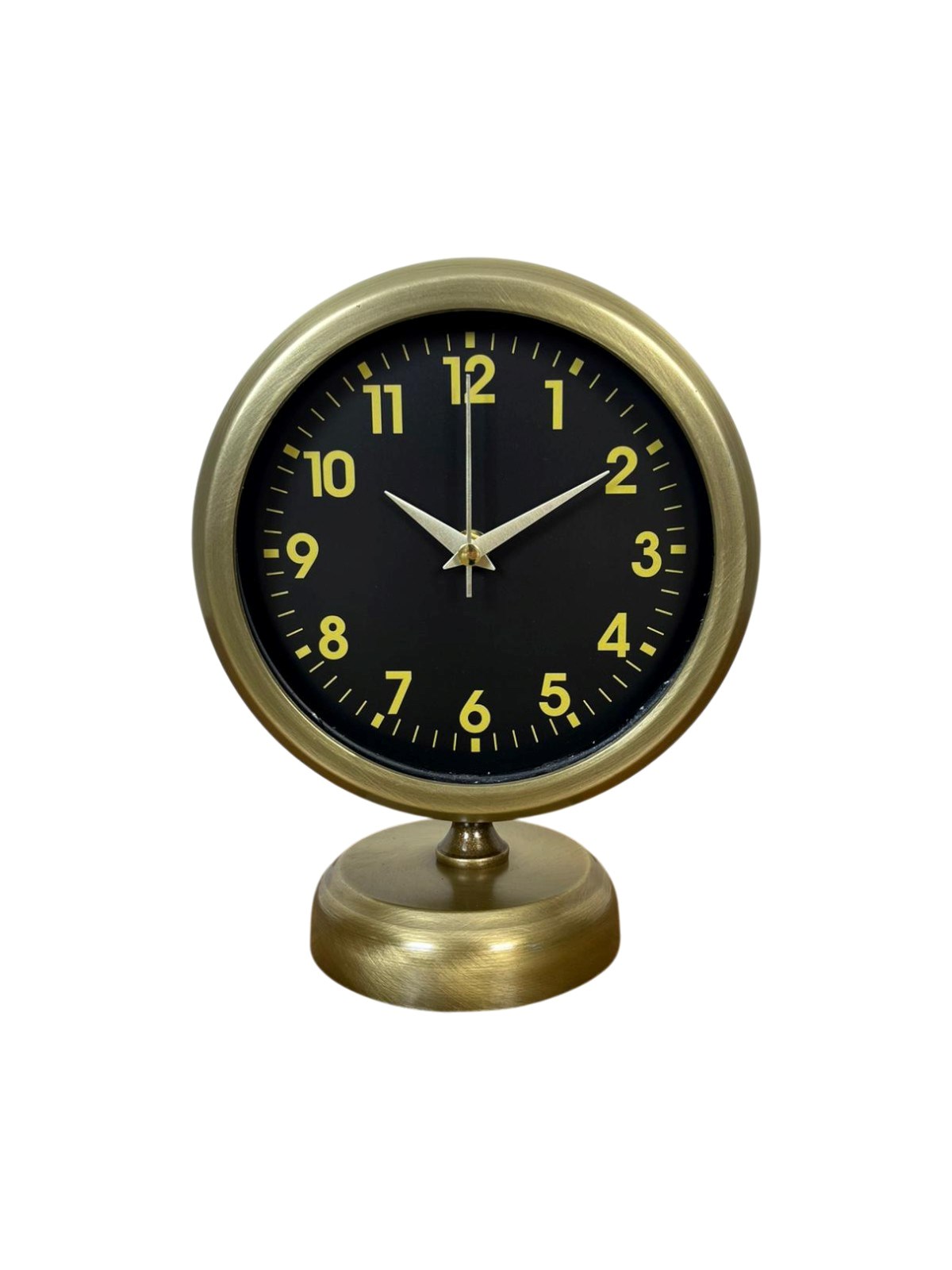 Retro Elegance 25 x 20 Cm Eskitme Metal Masa Saati — Platin duvar saatleri san.tic.ltd.şti. — görsel 4