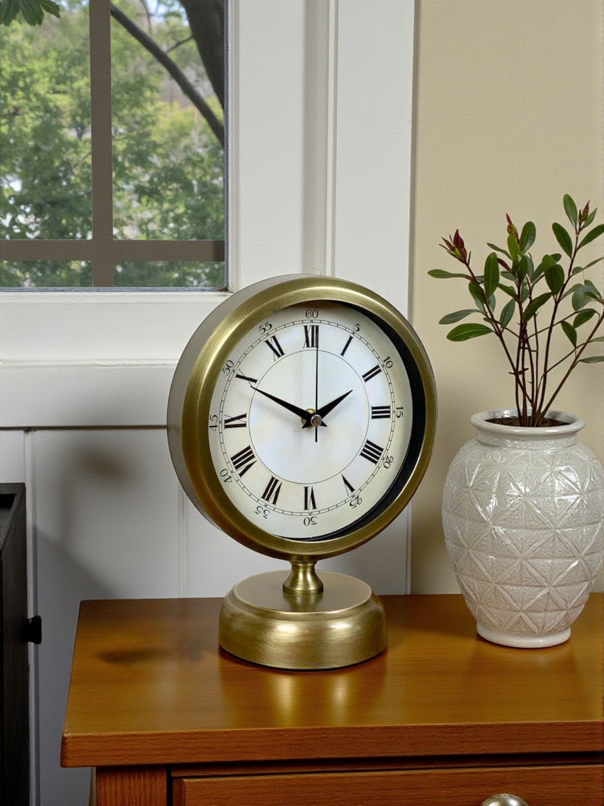 Aurum Retro 25x20 Eskitme Metal Masa Saati — Platin duvar saatleri san.tic.ltd.şti. — görsel 3