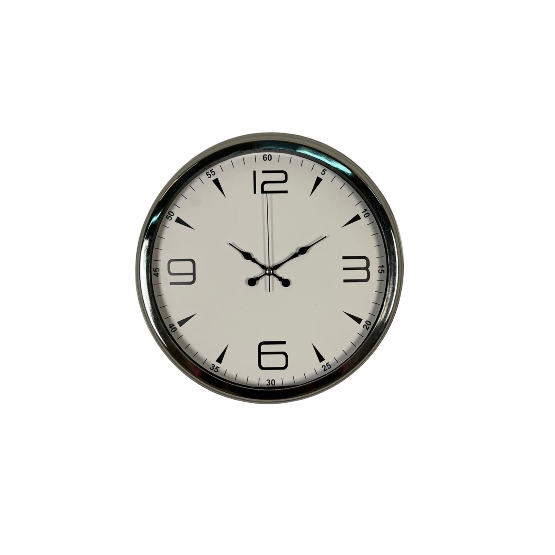 Krom Elegance 40 Cm Metal Duvar Saati — Platin duvar saatleri san.tic.ltd.şti. — görsel 3