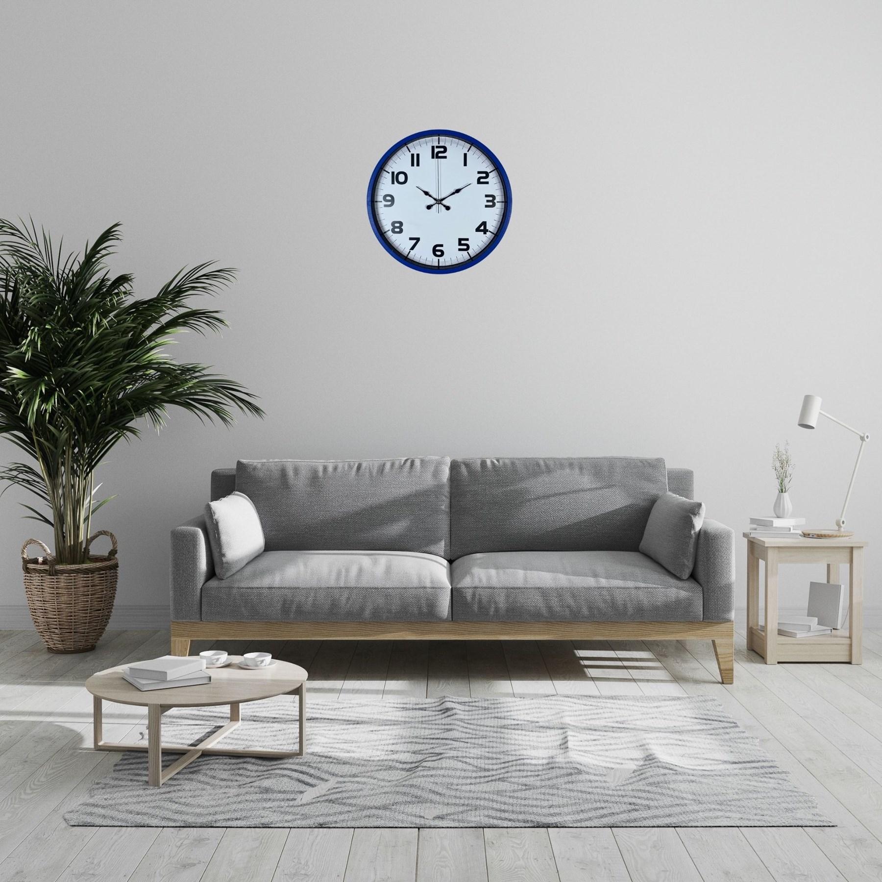 Royal Lacivert 36 Cm Duvar Saati