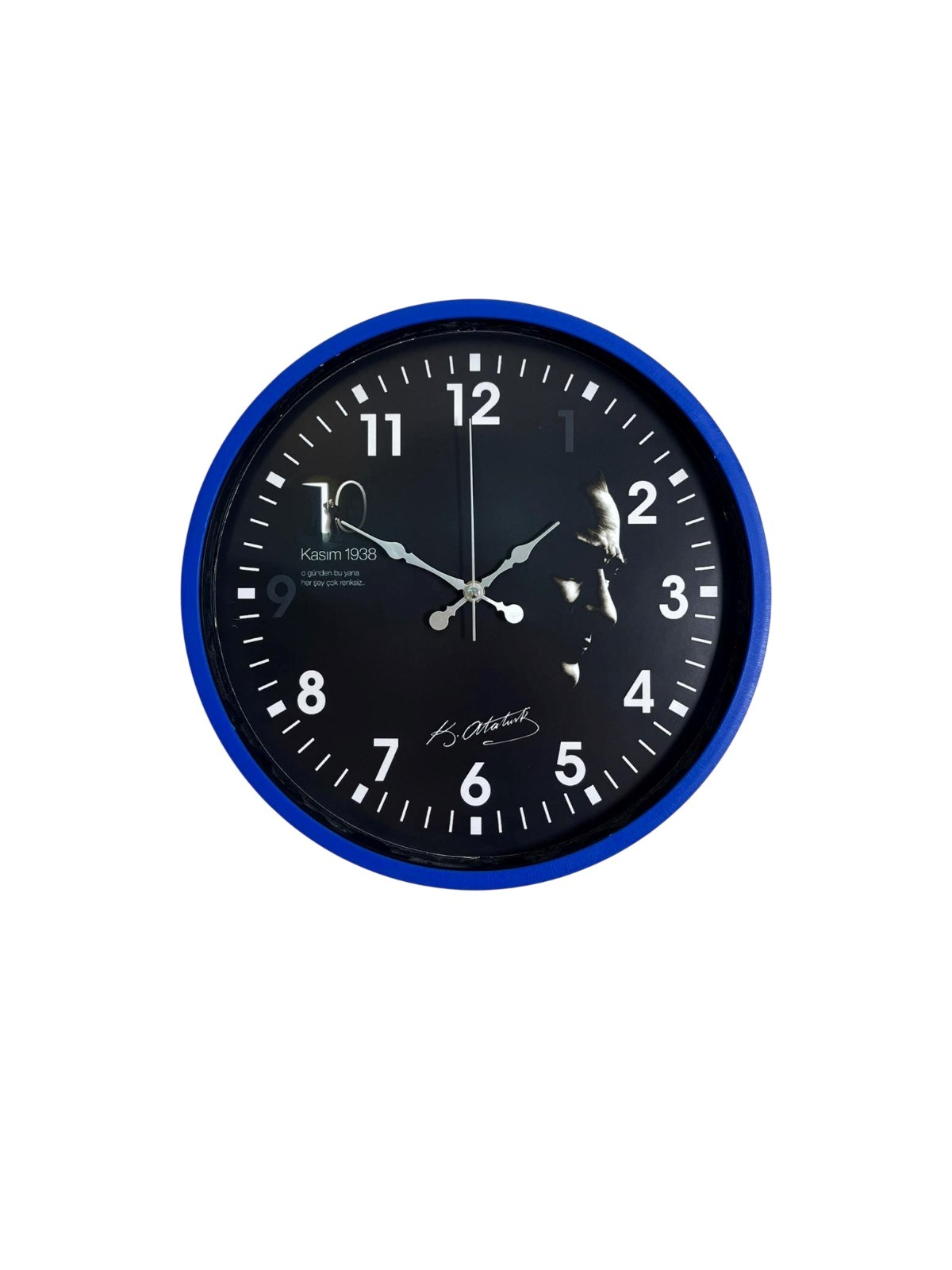 Lacivert Ata Serisi 36 Cm Duvar Saati — Platin duvar saatleri san.tic.ltd.şti. — görsel 3