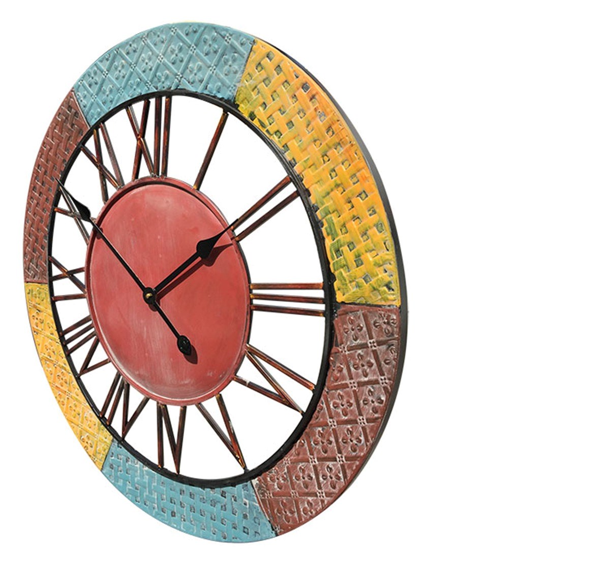 Bohem 68 Cm Etnik Desenli Metal Duvar Saati — Platin duvar saatleri san.tic.ltd.şti. — görsel 3