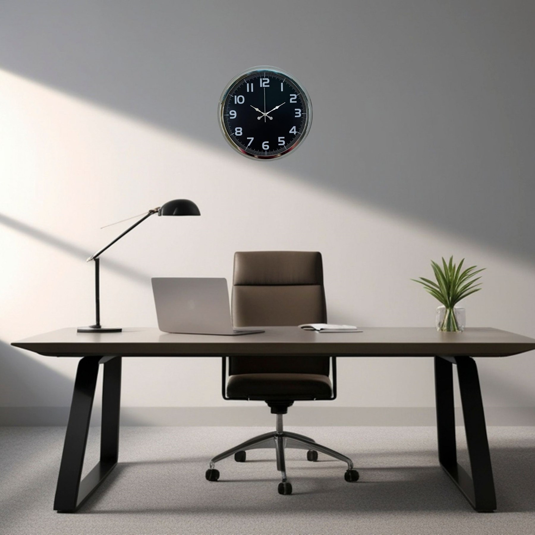 Silver Shadow 40 Cm Metal Duvar Saati — Platin duvar saatleri san.tic.ltd.şti.