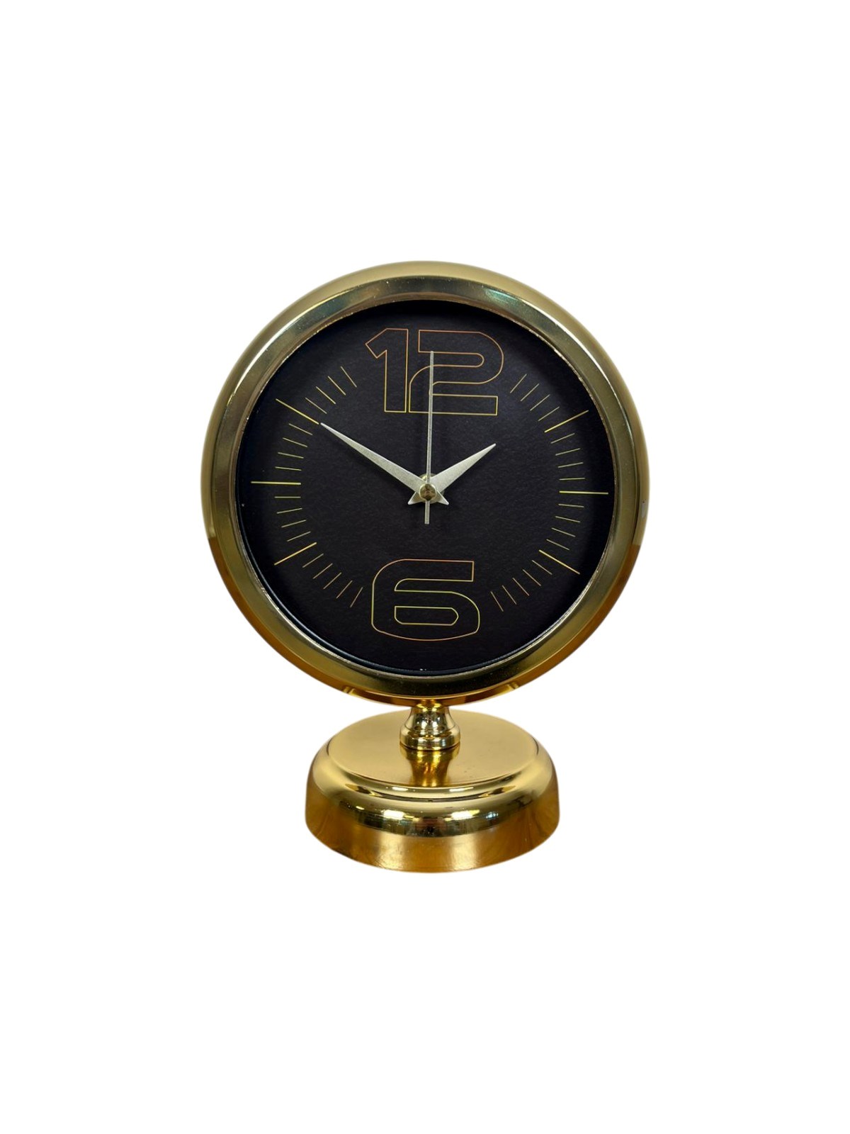 Elite Black Gold 25 x 20 Cm Metal Masa Saati — Platin duvar saatleri san.tic.ltd.şti. — görsel 4