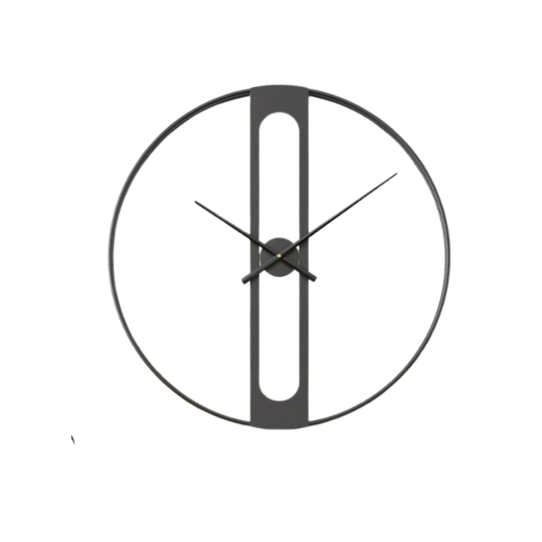 Dekoratif 60 Cm Siyah İskelet Duvar Saati — Platin duvar saatleri san.tic.ltd.şti. — görsel 3
