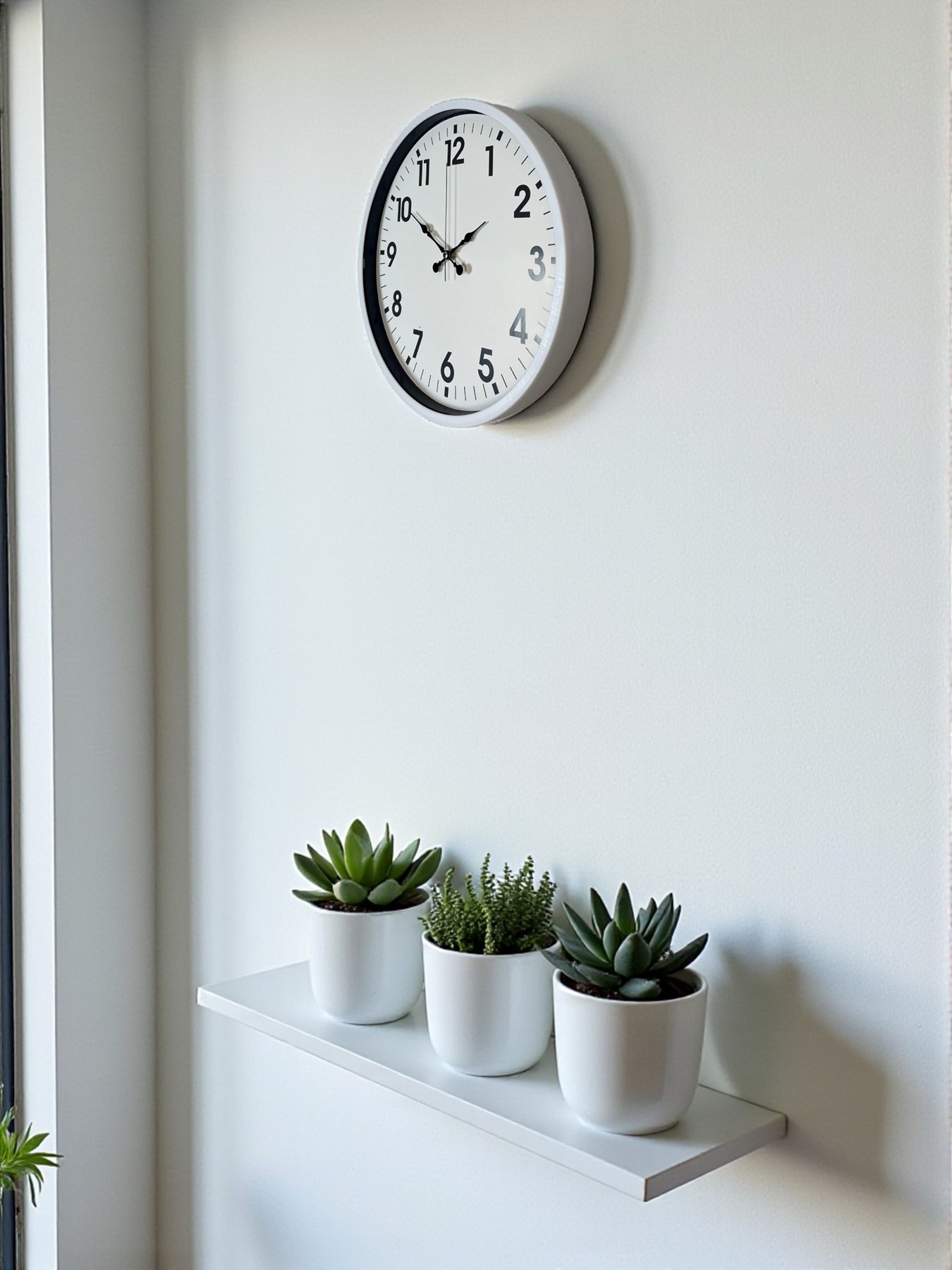 36 Cm Beyaz Dekoratif Duvar Saati — Platin duvar saatleri san.tic.ltd.şti. — görsel 3