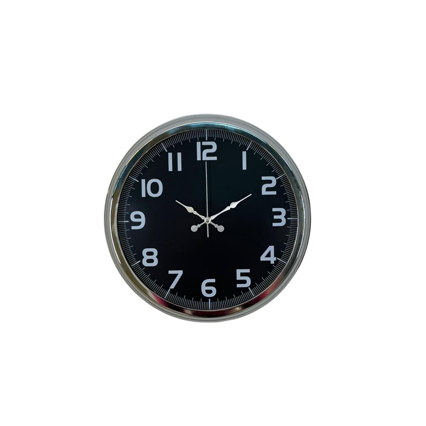 Silver Shadow 40 Cm Metal Duvar Saati — Platin duvar saatleri san.tic.ltd.şti. — görsel 3