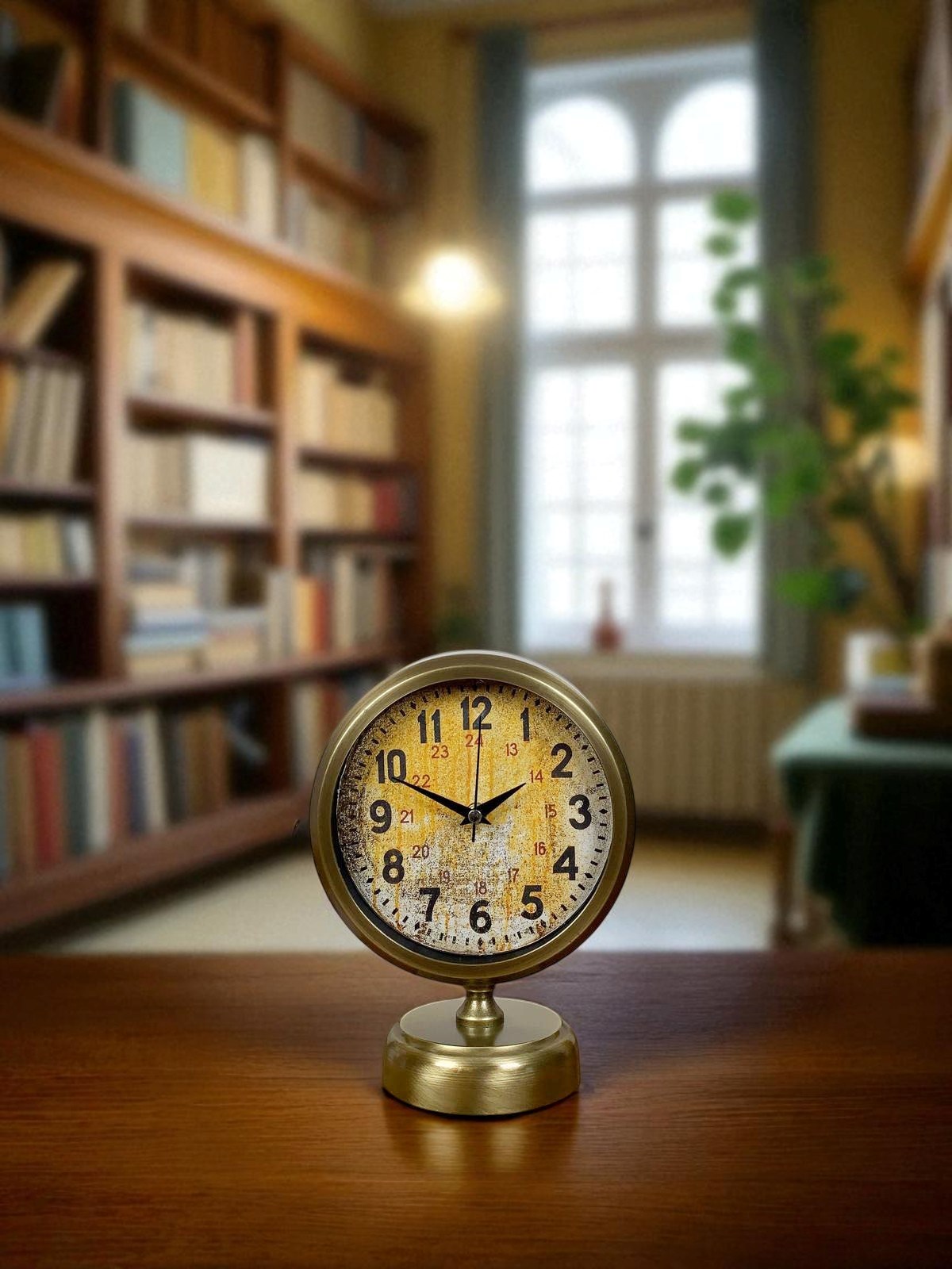 Antique Touch 25x20 Eskitme Metal Masa Saati — Platin duvar saatleri san.tic.ltd.şti.