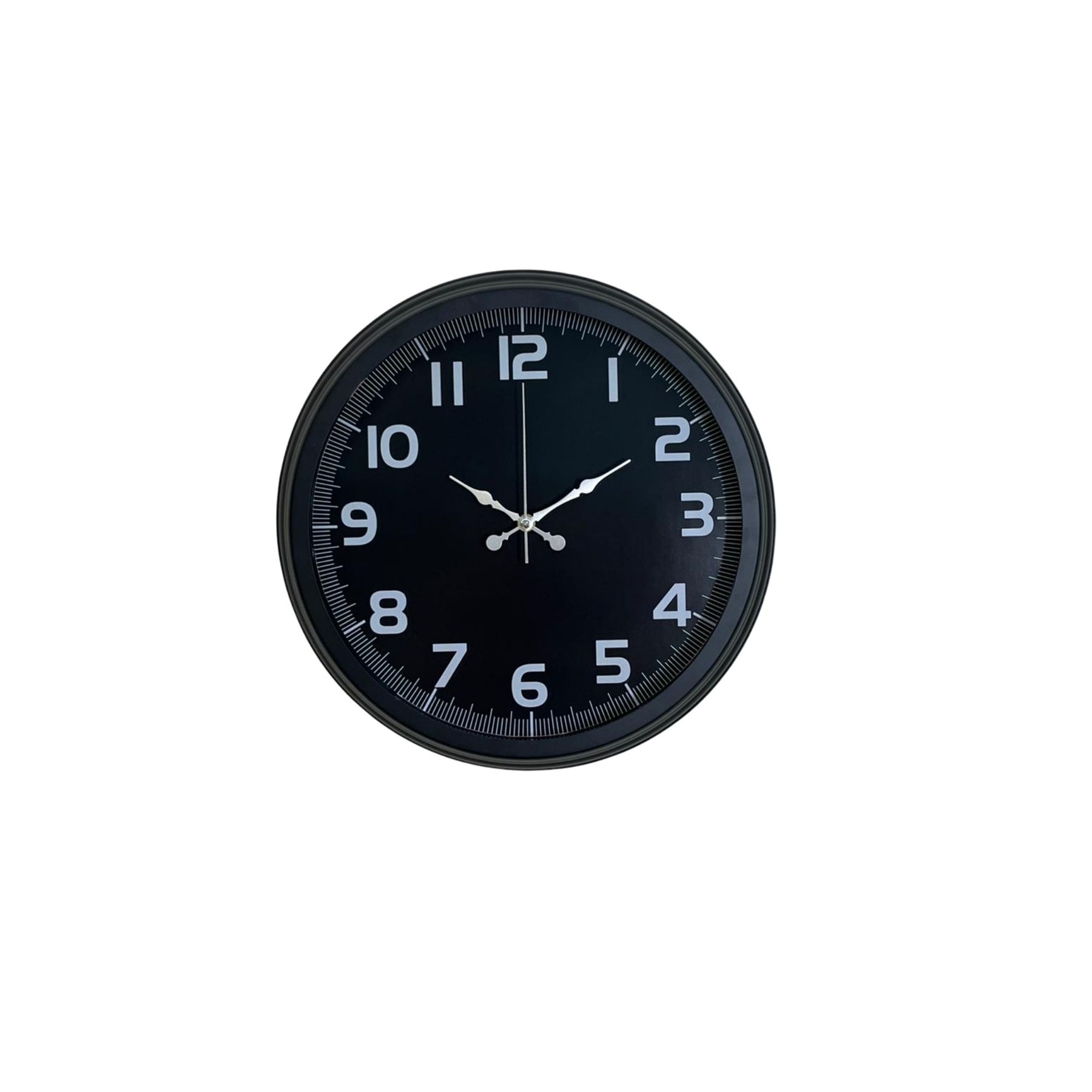 Midnight Black 40 Cm Metal Duvar Saati — Platin duvar saatleri san.tic.ltd.şti. — görsel 3