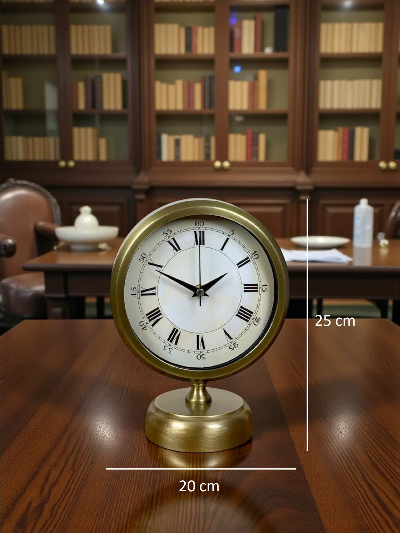 Aurum Retro 25x20 Eskitme Metal Masa Saati — Platin duvar saatleri san.tic.ltd.şti. — görsel 5