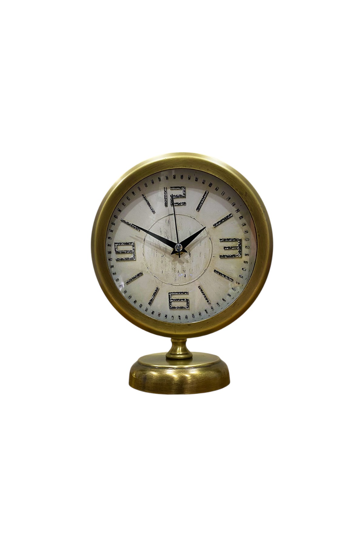 Premium Vintage 25 x 20 Cm Eskitme Metal Masa Saati — Platin duvar saatleri san.tic.ltd.şti. — görsel 4
