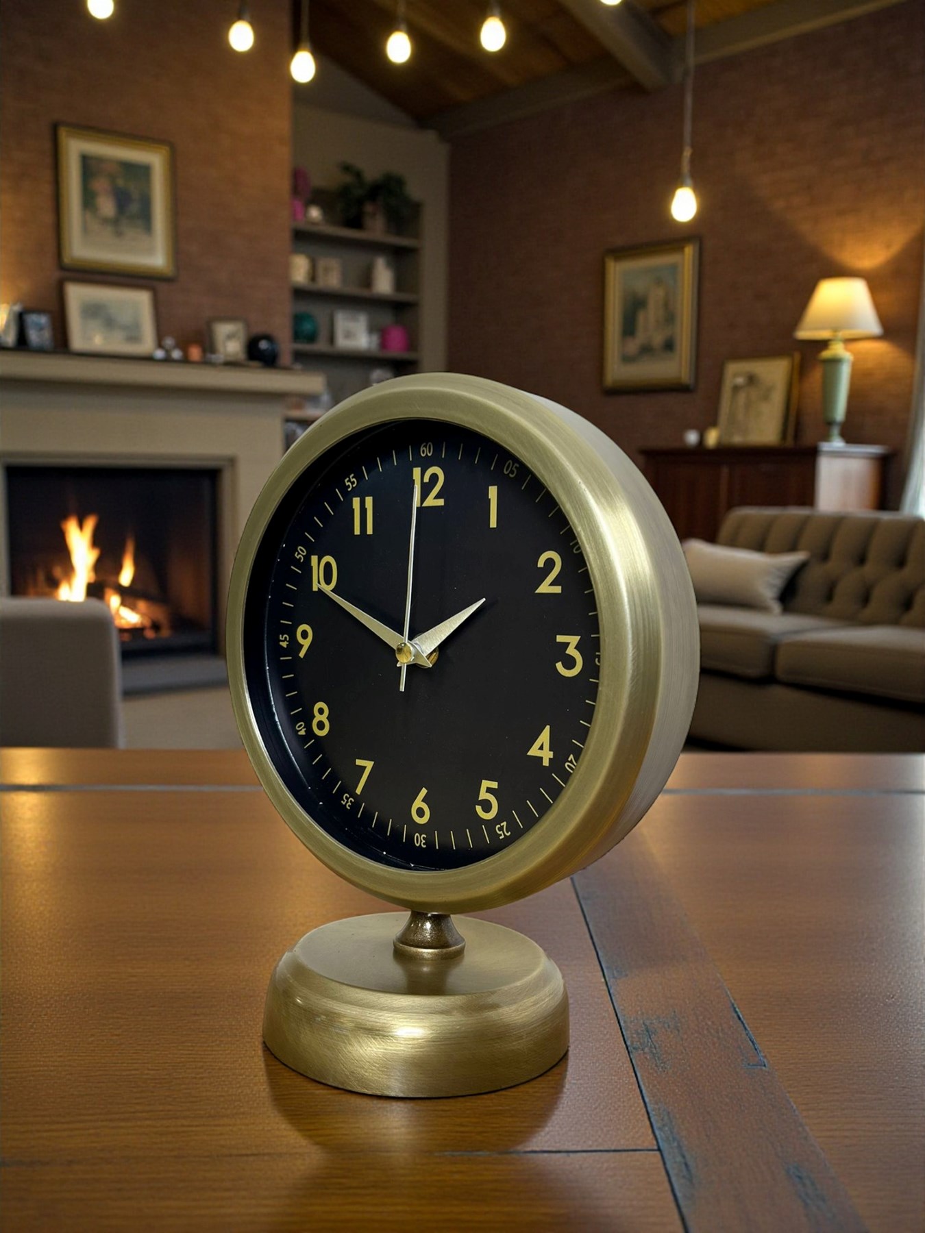 Vintage Craft 25 x 20 Eskitme Metal Masa Saati — Platin duvar saatleri san.tic.ltd.şti. — görsel 2