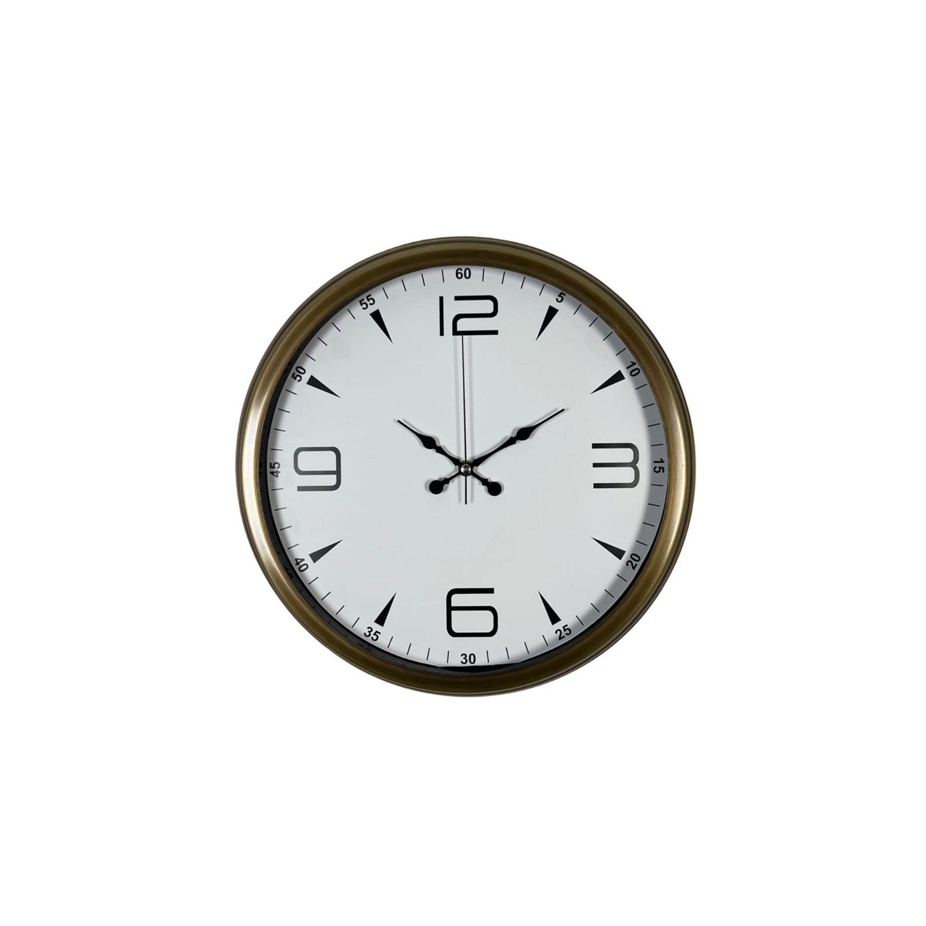 Bronze 40 Cm Metal Eskitme Duvar Saati — Platin duvar saatleri san.tic.ltd.şti. — görsel 3
