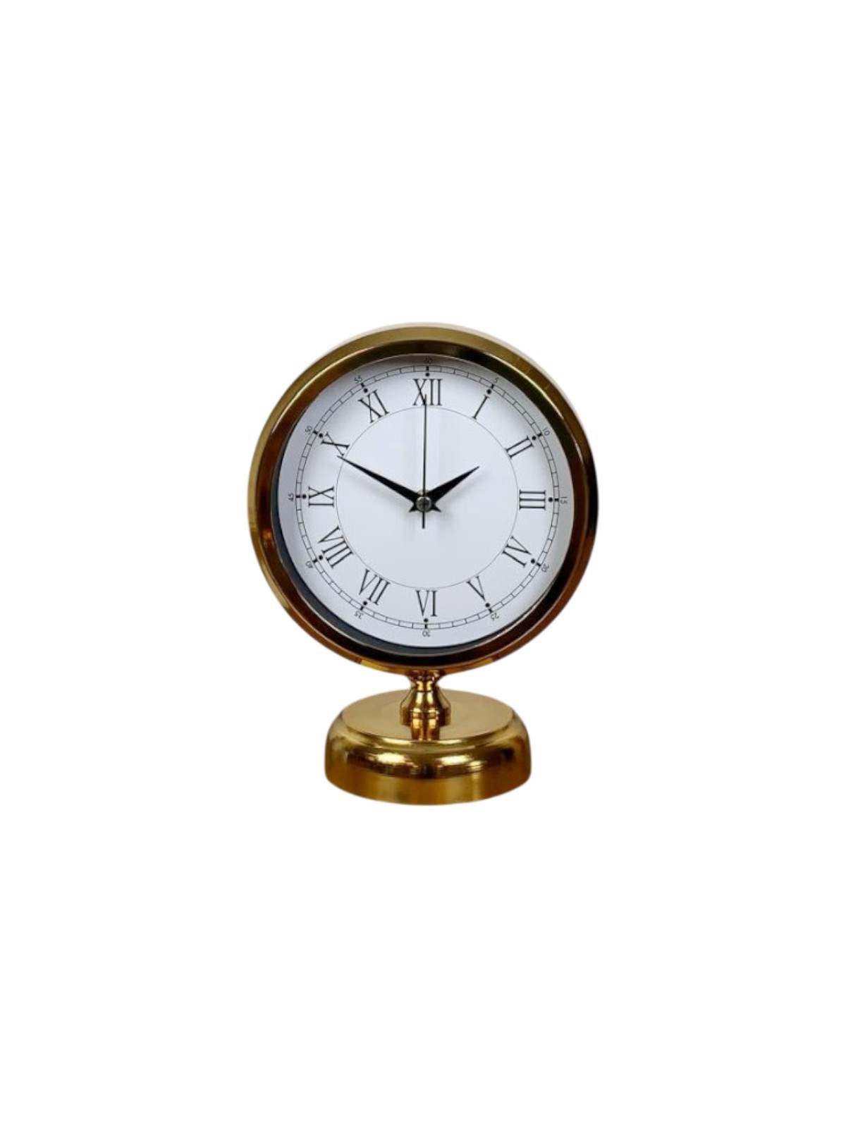Golden Edge 25 x 20 Gold Metal Masa Saati — Platin duvar saatleri san.tic.ltd.şti. — görsel 4