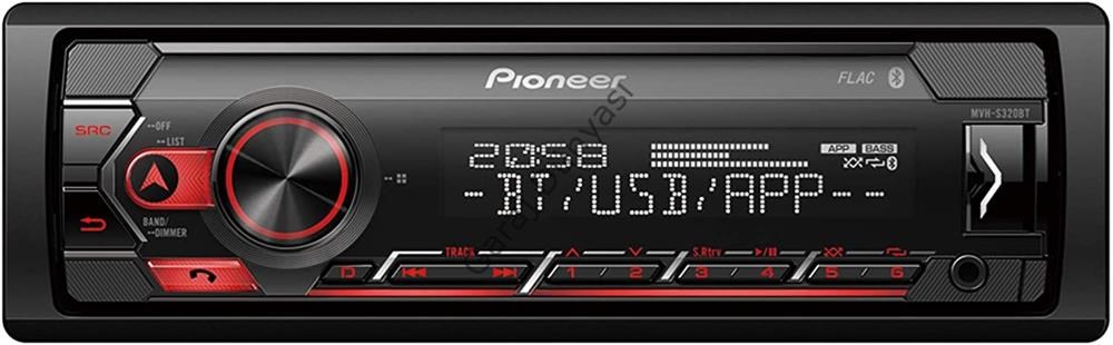 Pioneer MVH-S320BT Oto Teyp 4X50W USB/FM/AUX BLUETOOTH