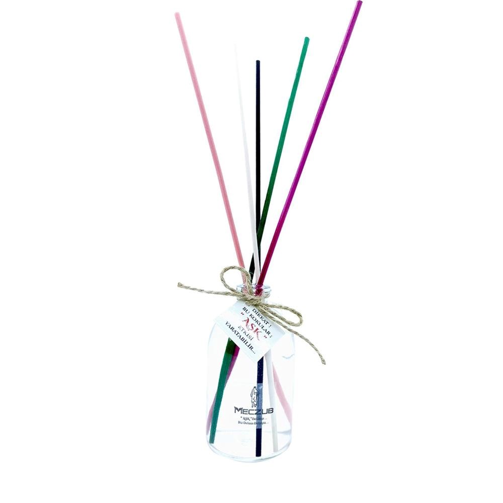 100 ml Silindir Bambu Çubuklu Oda Kokuları Reed Diffuser Oda Parfümü Ortam Kokusu