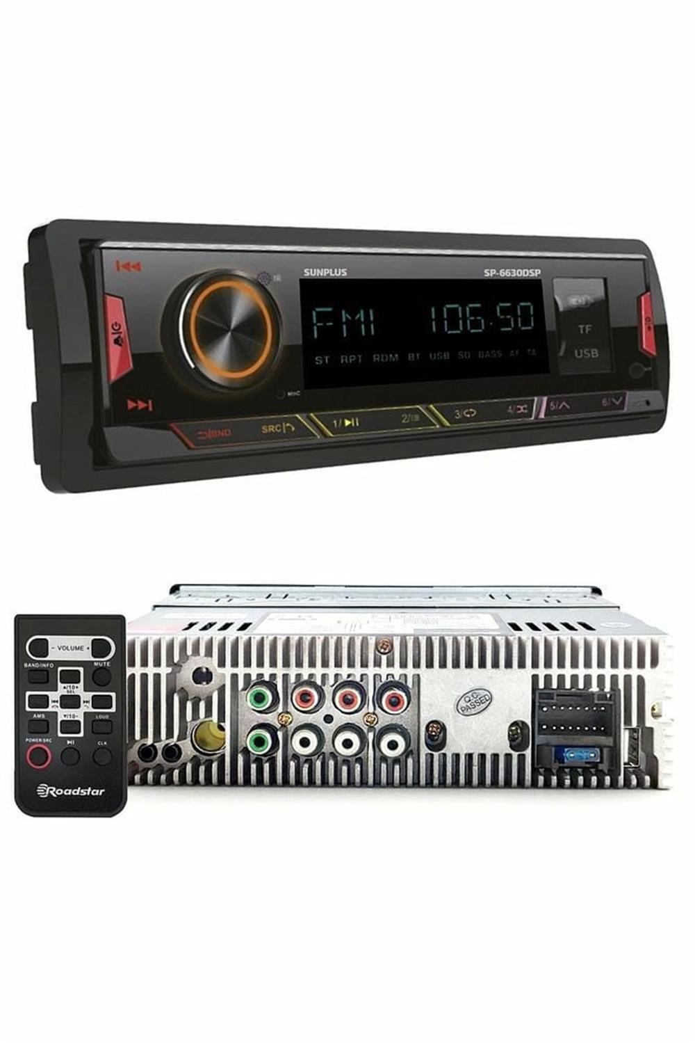 Soundway SW-9944 DSP Oto Teyp 4X60W Bluetooth Mobil Aplikasyon Usb Type-C Sd Fm Aux