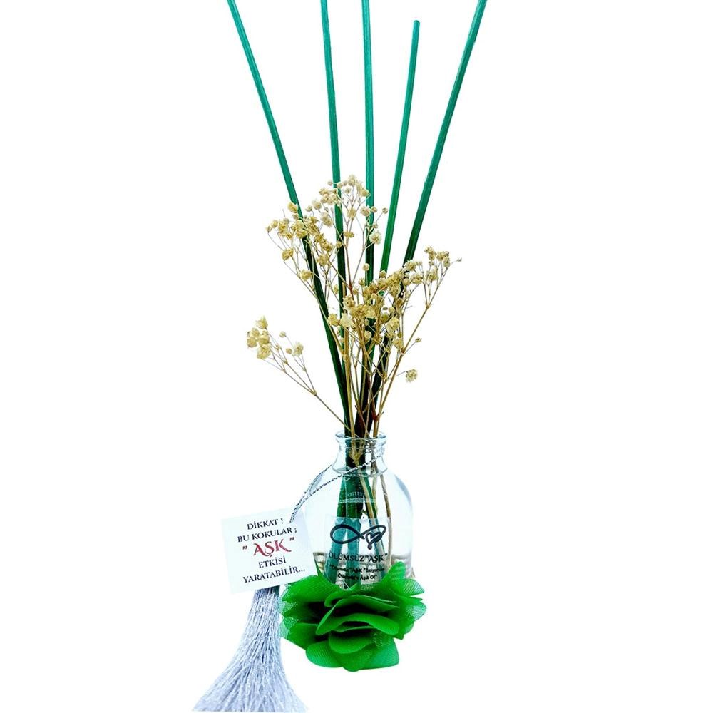 50 ml Silindir Bambu Çubuklu Oda Kokuları Reed Diffuser Oda Parfümü Ortam Kokusu