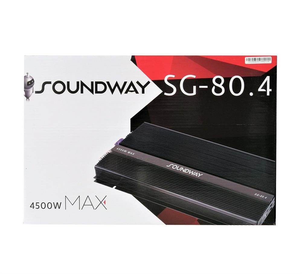 Sounway Sg-80.4 4500 Watt Oto Anfi 4 Kanal