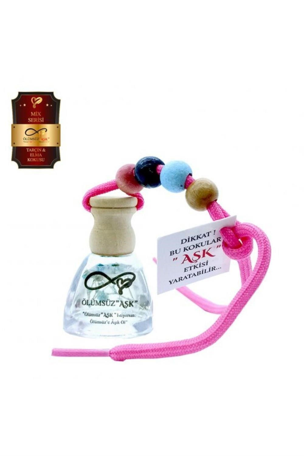 Ölümsüz Aşk Mix Serisi Tarçın & Elma 5 Adet 10 ml Üçgen Şişe Oto Kokusu Araç Araba Parfümü