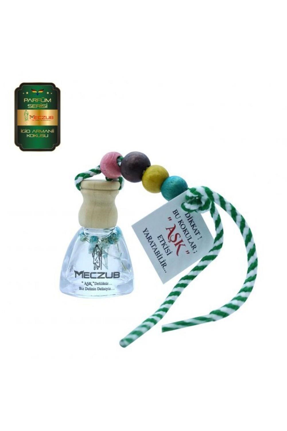 Meczub Parfüm Serisi Gioo Armanii 5 Adet 10 ml Üçgen Şişe Oto Kokusu Araç Araba Parfümü