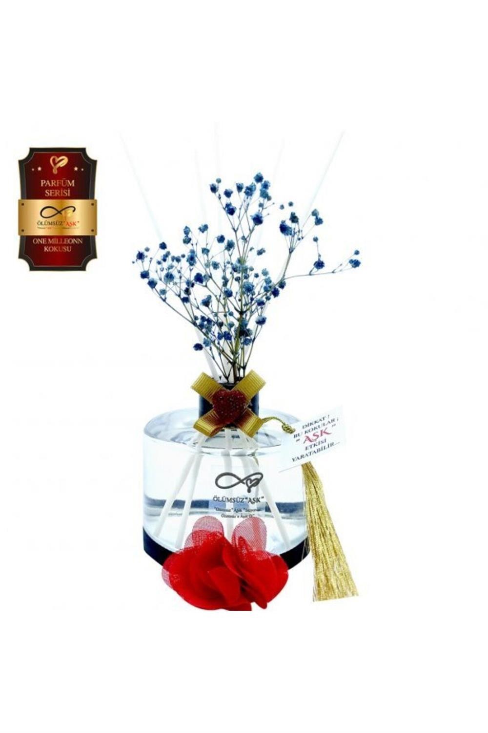 Turuncu Ahşap Standlı 60 Adet 12 ML Aşkın Kokusu Araç Parfümü Oto Araba Kokusu