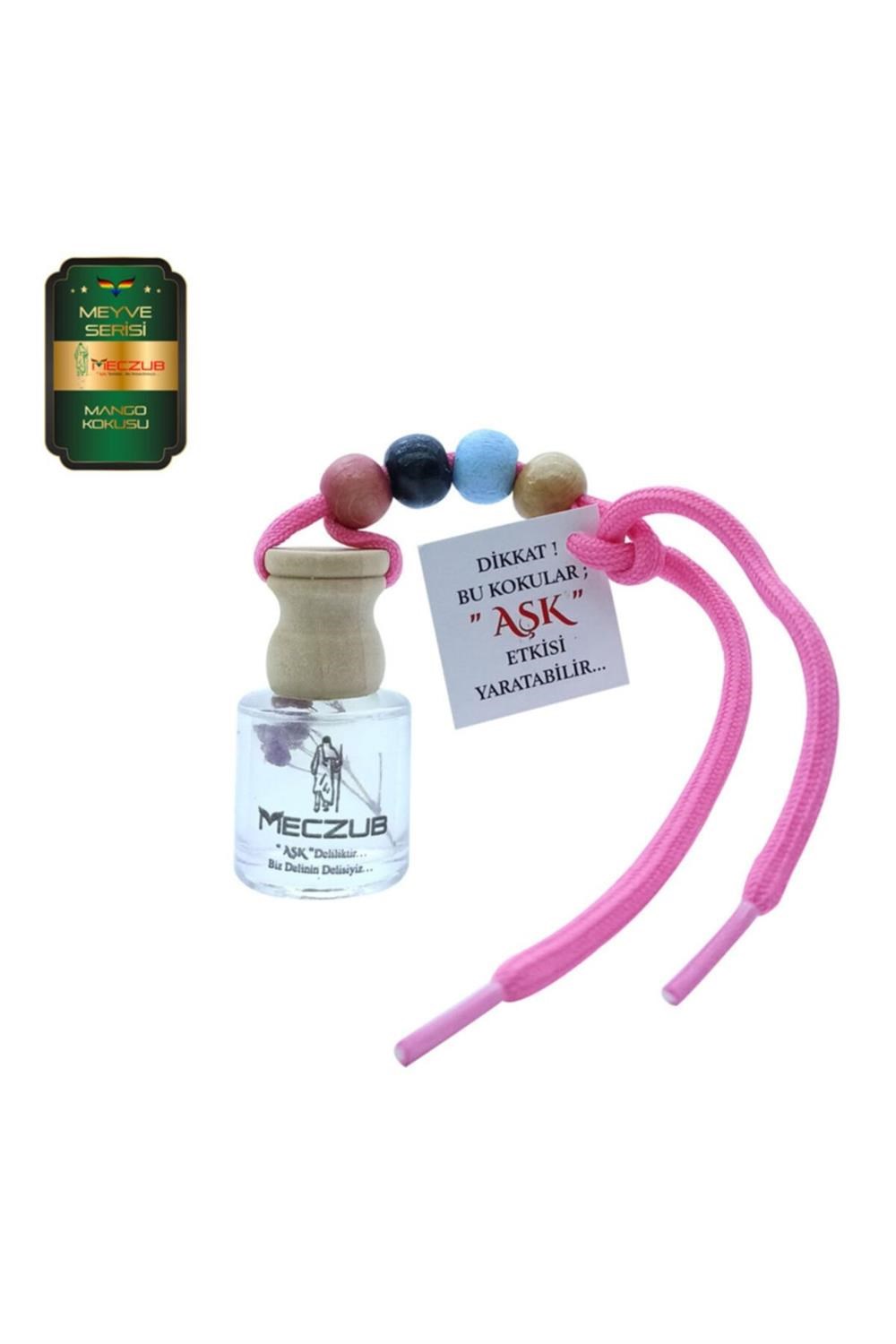 Meczub Meyve Serisi Mango 8 ml Silindir Şişe Oto Kokusu Araç Araba Parfümü