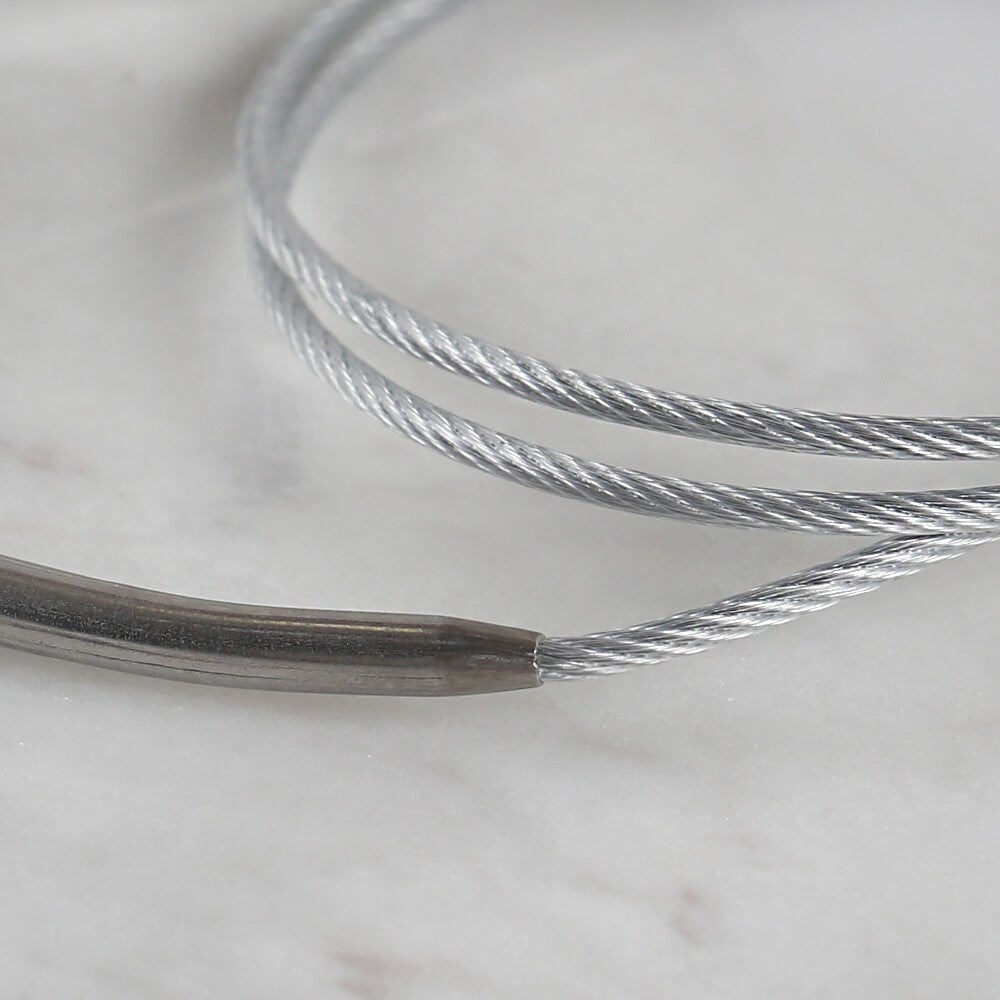 Loren Crafts 5 mm Çelik Misinalı Şiş 60 cm