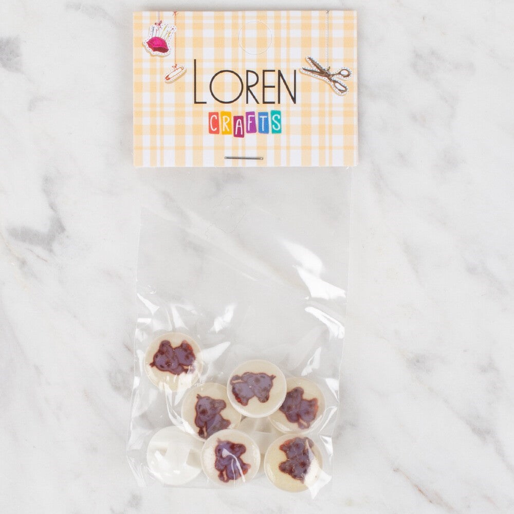 Loren Crafts 8 li Düğme - 0679