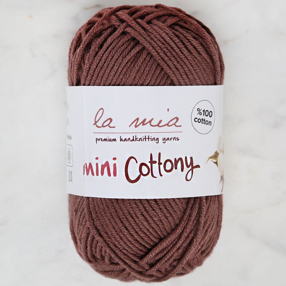 La Mia Mini Cottony 25 gr Kahverengi Bebek El Örgü