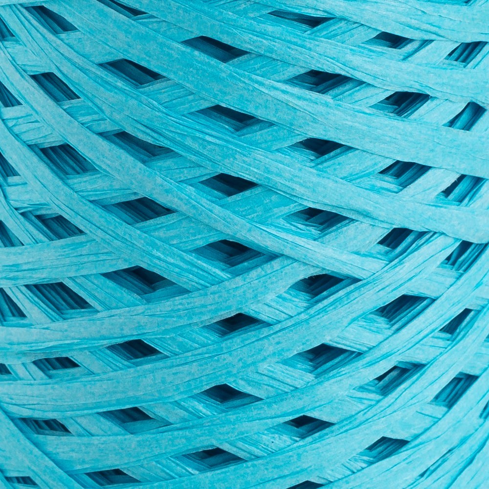 Loren Natural Raffia 90 gr Turkuaz Kağıt İp - 20